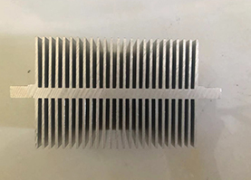 Aluminium section for radiator