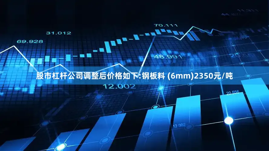股市杠杆公司调整后价格如下:钢板料 (6mm)2350元/吨